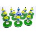 Subbuteo Andrew Table Soccer Brazil 1970 World Cup Winners Classic Hasbro bases
